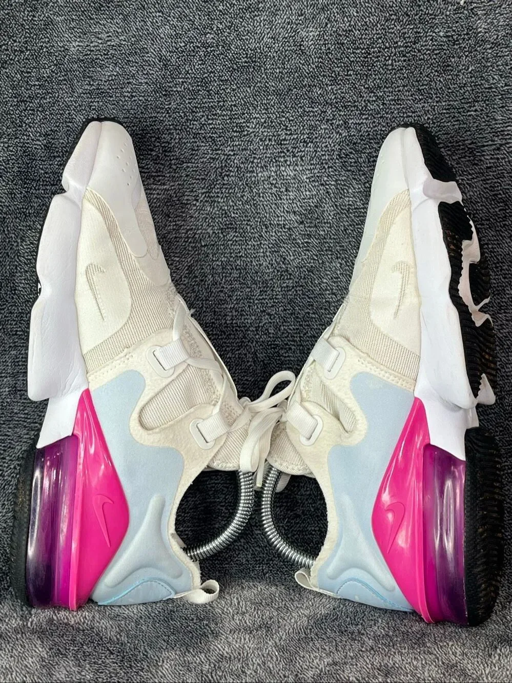 Nike Air Max Infinity White Fire Pink Sneakers Women Size 8.5 BQ4284-102
